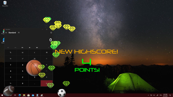 Screenshot z Overlay Balls & Mouse Tails Screenshot z Overlay Balls & Mouse Tails