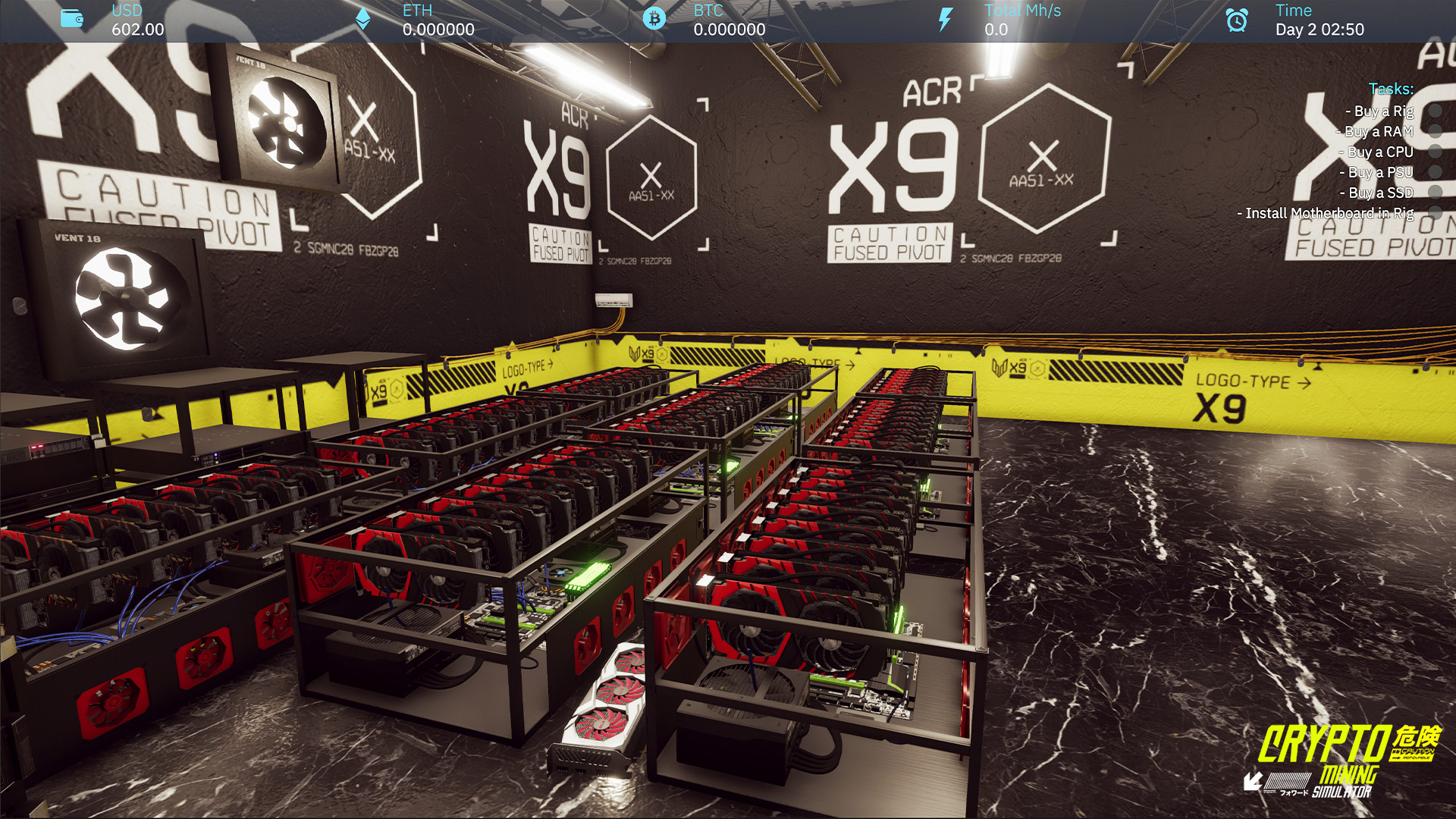 #2. Crypto Mining Simulator (Steam) 来自: Satosha Nakamoti