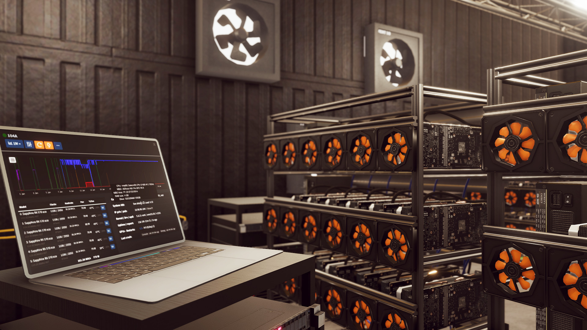 #10. Crypto Mining Simulator (Steam) 来自: Satosha Nakamoti