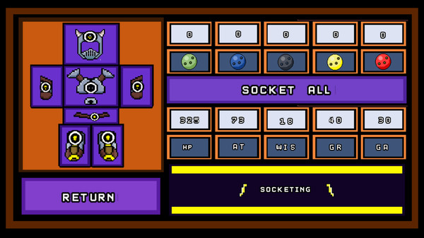 Screenshot of Norega gameplay showing in-action mechanics