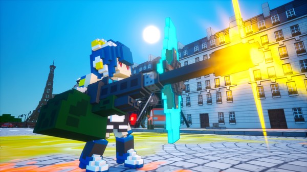 Screenshot z EARTH DEFENSE FORCE: WORLD BROTHERS - Hostess ILI from Dream Club, Giving the EDF a Try!?