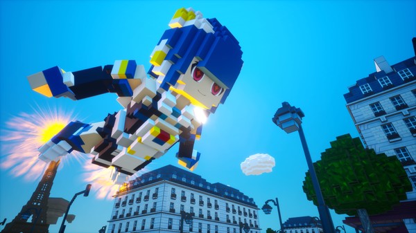 Screenshot z EARTH DEFENSE FORCE: WORLD BROTHERS - Hostess ILI from Dream Club, Giving the EDF a Try!?