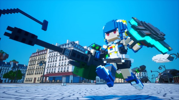 Screenshot z EARTH DEFENSE FORCE: WORLD BROTHERS - Hostess ILI from Dream Club, Giving the EDF a Try!?