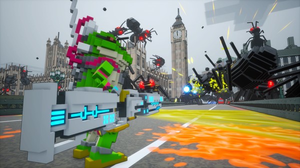 Screenshot z EARTH DEFENSE FORCE: WORLD BROTHERS - Colonist: "We'll Help, If It Means Saving the Planet"!?