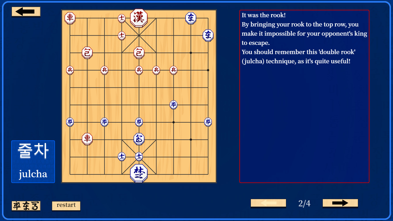 #4. Let's Learn Janggi (Korean Chess) (Steam) Podle: Dr. Cyril Splutterworth