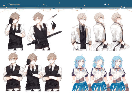 Magical Otoge Iris Development Art Book screenshot 3