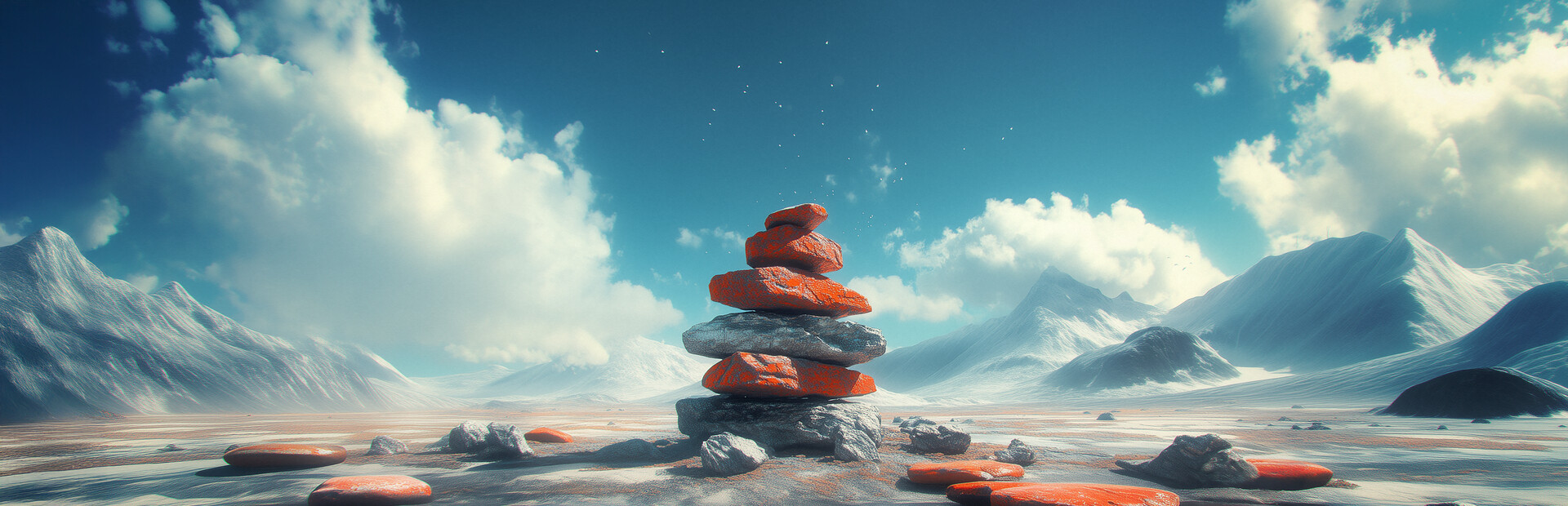 Cairn. Stone Towers