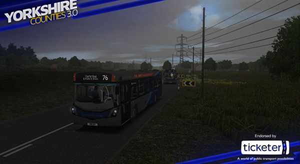 Screenshot z OMSI 2 Add-on Yorkshire Counties