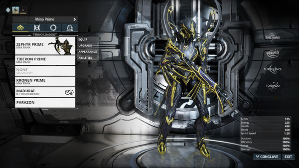 Warframe: Prime Vault – Zephyr Prime Pack