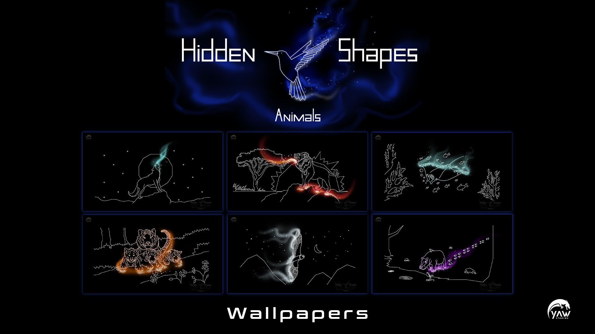 Hidden Shapes Animals - Wallpapers Featured Screenshot #1