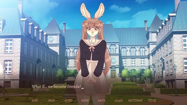 Screenshot z Magic Exposure – Yuri Visual Novel
