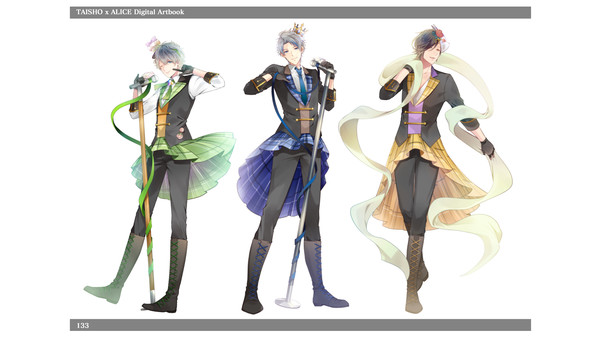 Screenshot z TAISHO x ALICE Digital Artbook