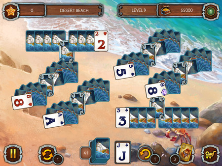 Screenshot z Solitaire Legend of the Pirates 2