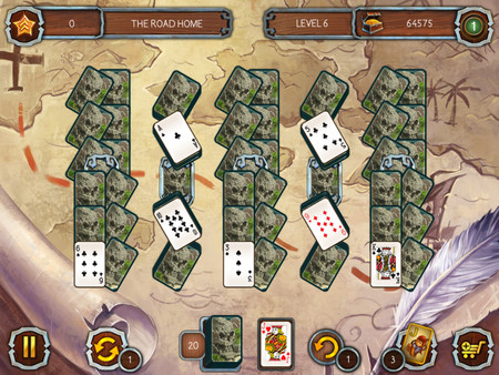 Screenshot z Solitaire Legend of the Pirates 2