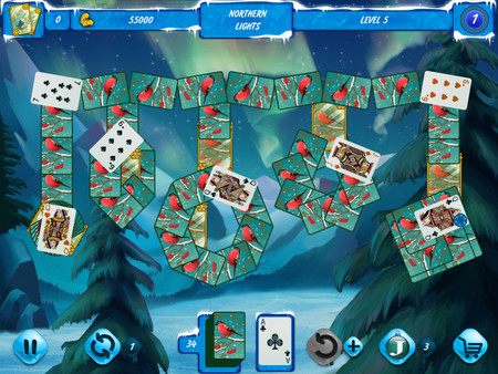 Screenshot z Solitaire Jack Frost Winter Adventures 2