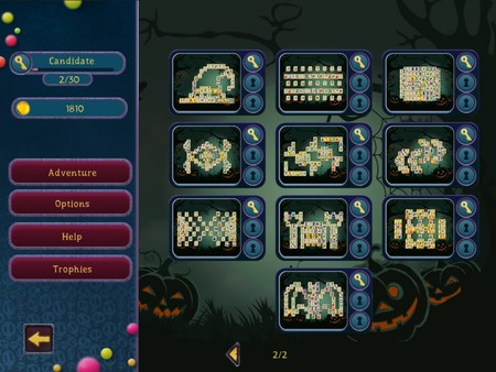 Screenshot z Halloween Night Mahjong 2 Screenshot z Halloween Night Mahjong 2