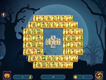 Screenshot z Halloween Night Mahjong 2 Screenshot z Halloween Night Mahjong 2