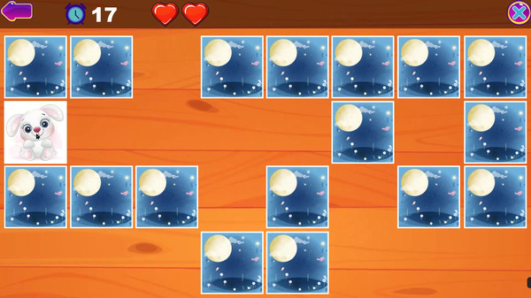 Screenshot z Cute animals memory card game