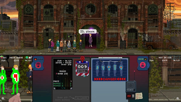 Screenshot z Not Tonight 2