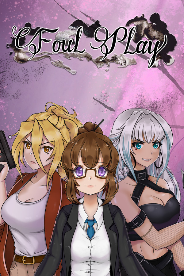 Capa de Foul Play - Yuri Visual Novel