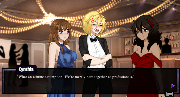 Screenshot 3 of Foul Play - Yuri Visual Novel - more gameplay footage