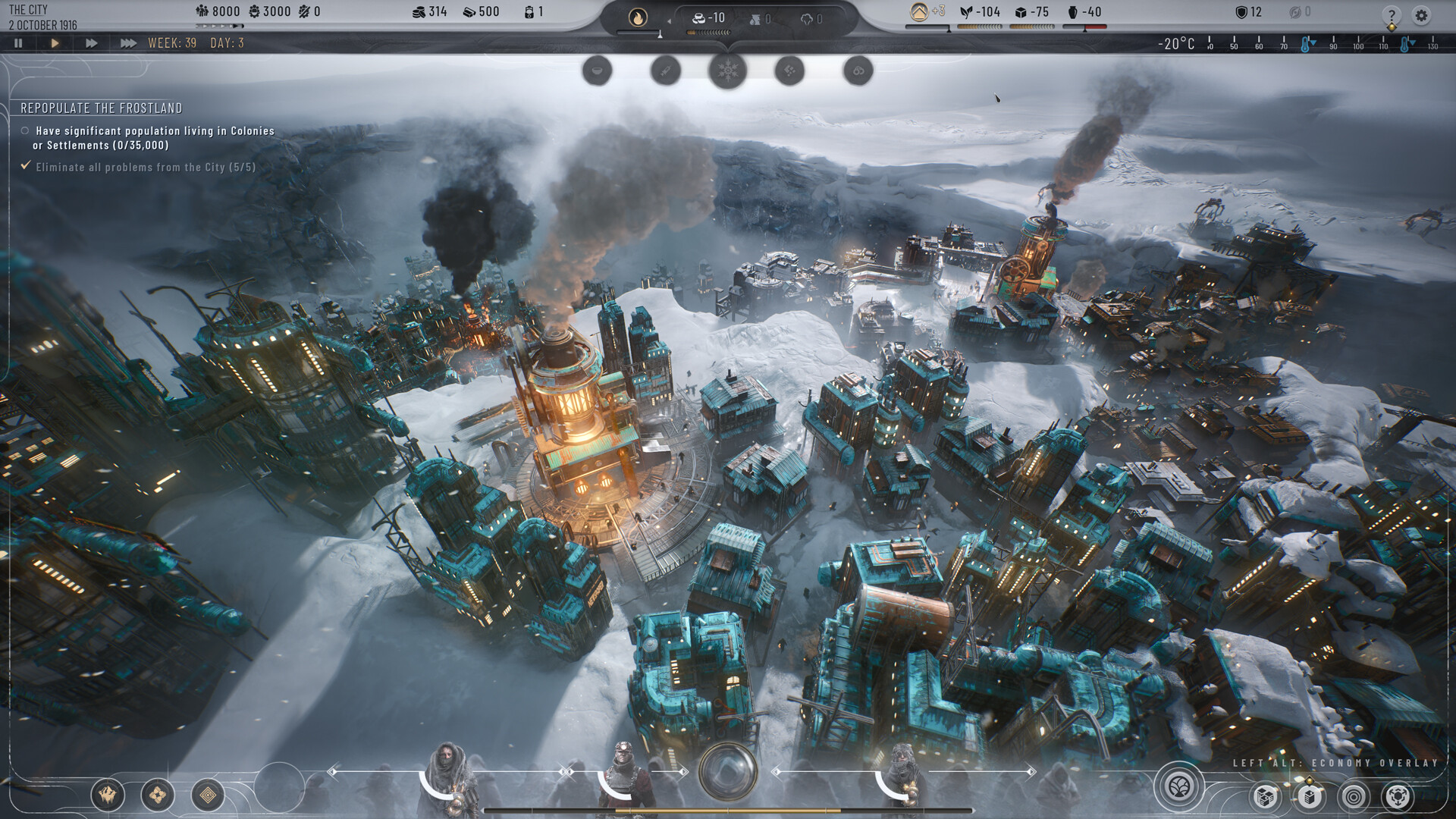 Captura de Frostpunk 2