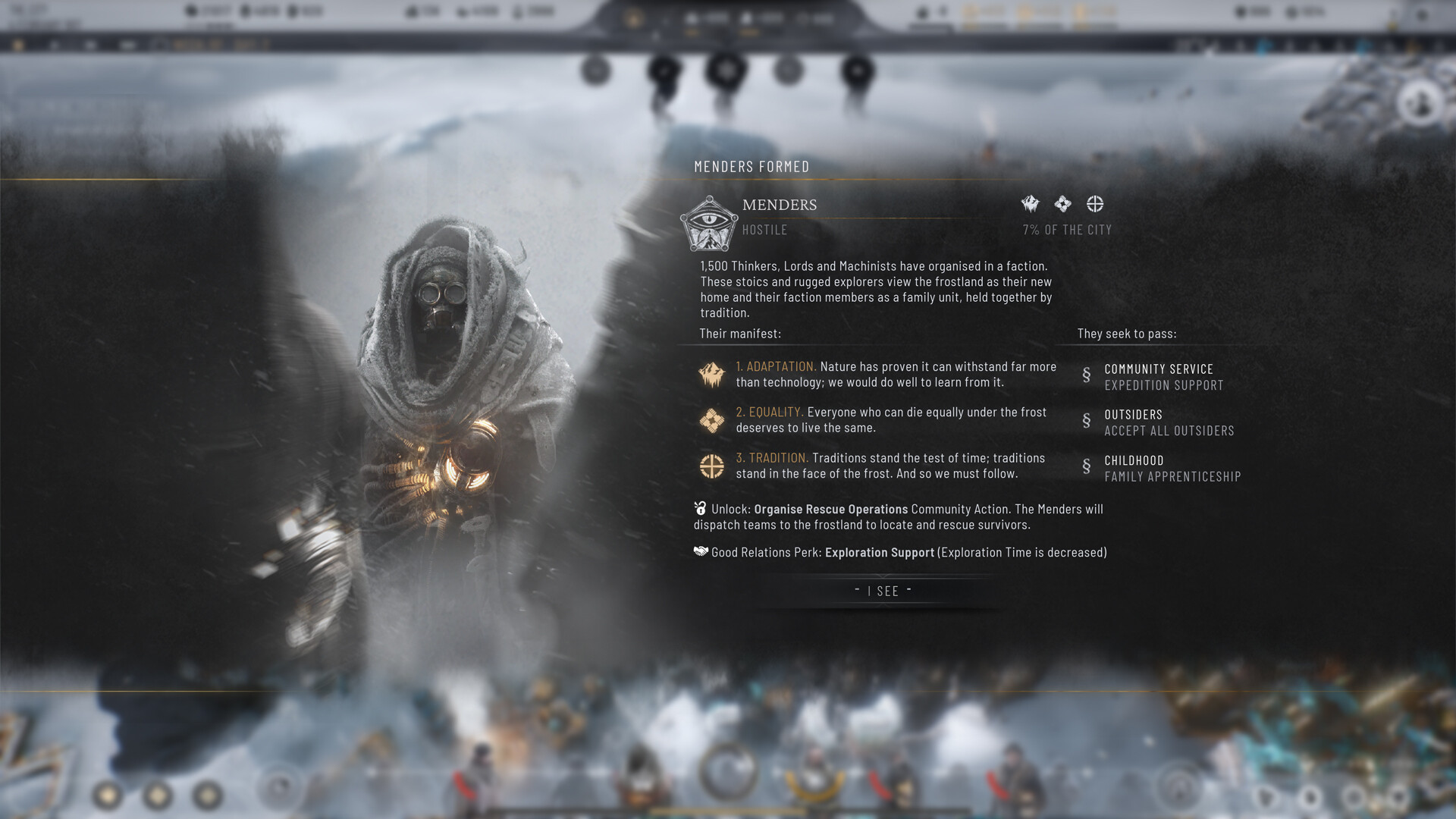 screenshot of Frostpunk 2 7