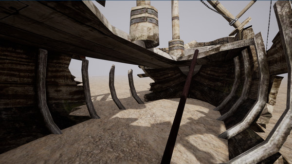 Screenshot z Bus stop in the fog