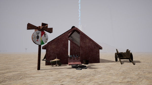 Screenshot z Bus stop in the fog