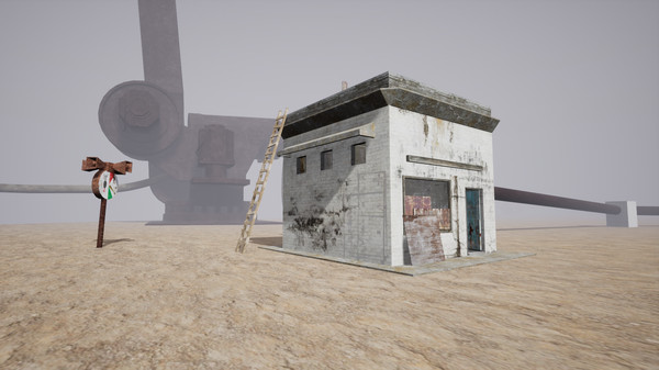 Screenshot z Bus stop in the fog