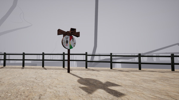 Screenshot z Bus stop in the fog