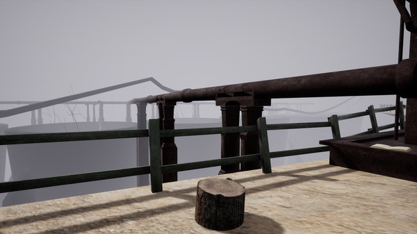 Screenshot z Bus stop in the fog