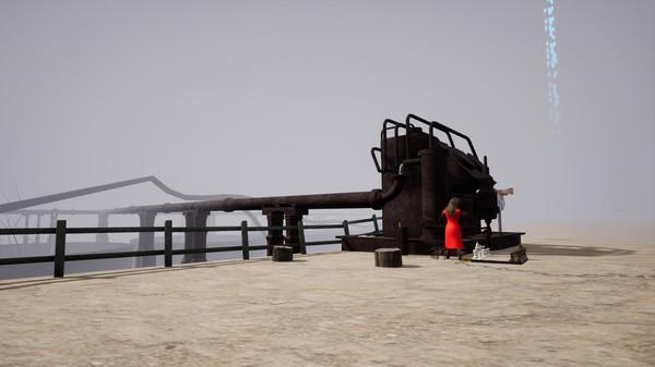 Screenshot z Bus stop in the fog