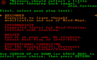 Screenshot z Timothy Leary's Mind Mirror