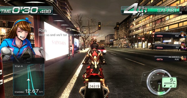 Screenshot z 環状 FAST BEAT BATTLE RIDER