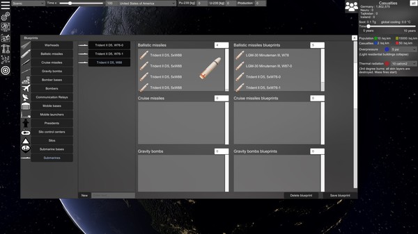 Nuclear War Simulator — скриншот 4