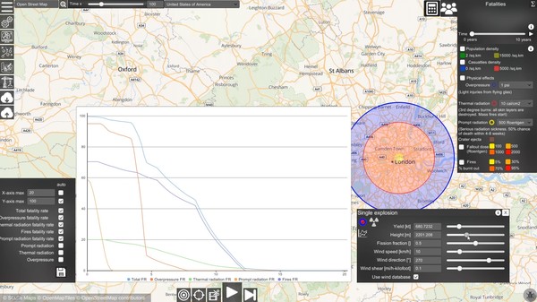 Nuclear War Simulator — скриншот 7
