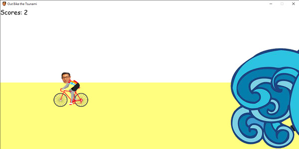 Out Bike the Tsunami™ screenshot 4