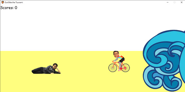 Out Bike the Tsunami™ screenshot 2