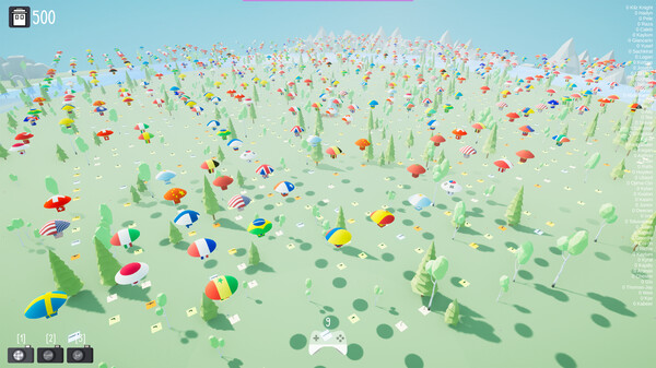 Screenshot z AI Battle Royale Generator