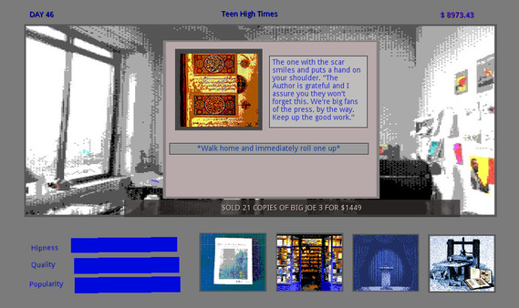 Screenshot z Small Press Tycoon Screenshot z Small Press Tycoon