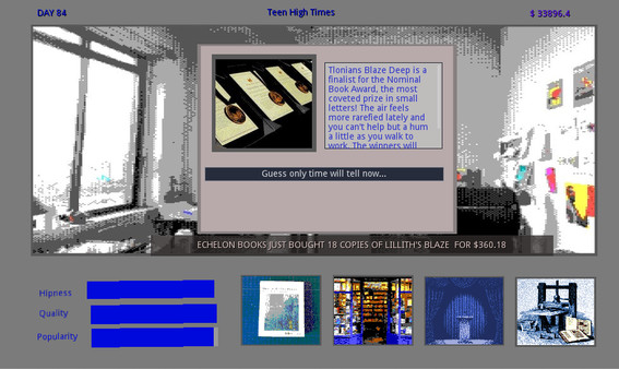 Screenshot z Small Press Tycoon Screenshot z Small Press Tycoon