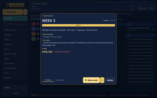Boxing Manager screenshot 6