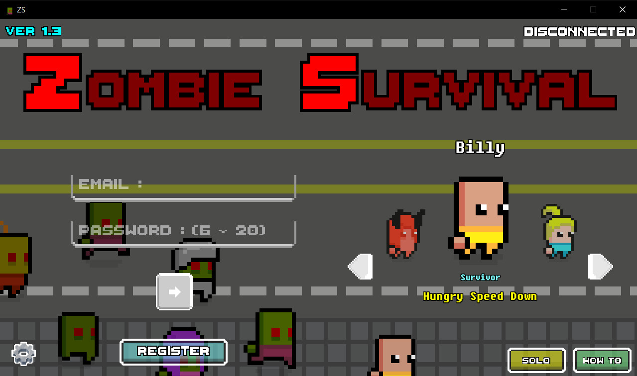 Zombie Survival online в Steam