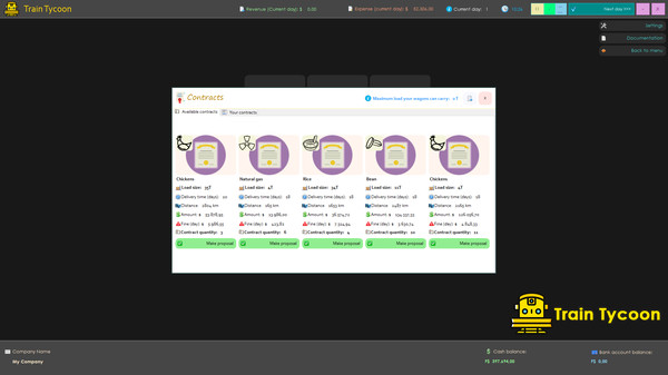 Screenshot z Train Tycoon Screenshot z Train Tycoon