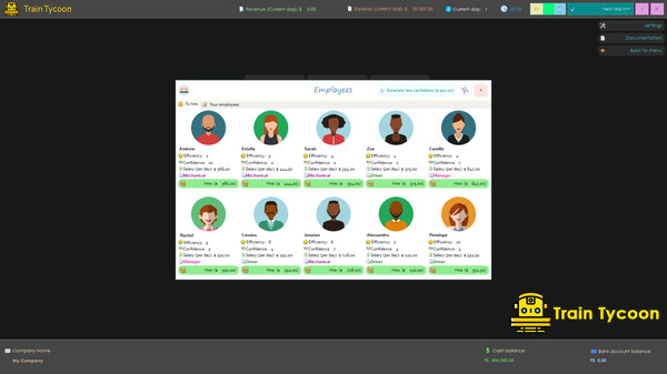 Screenshot z Train Tycoon Screenshot z Train Tycoon