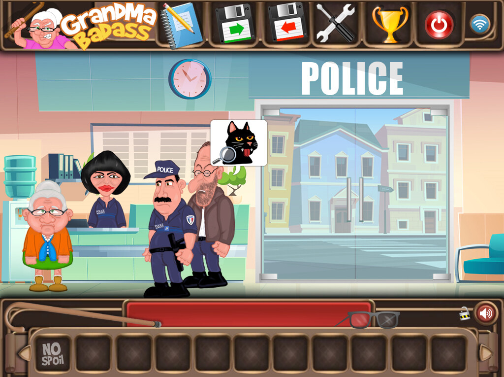 #5. GrandMa Badass - a crazy point and click adventure (Steam) Podle: Adipson Studio