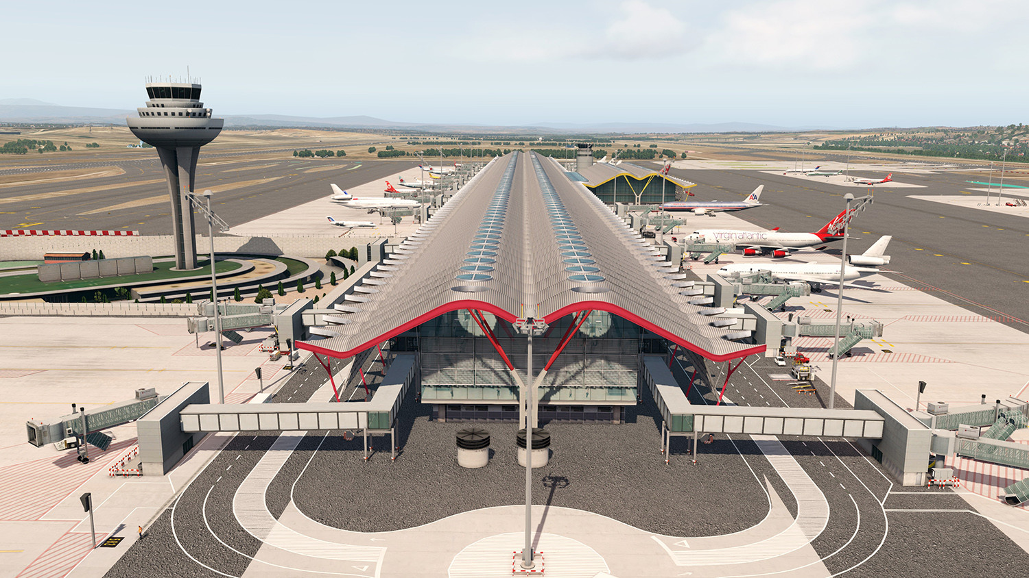 X-Plane 11 - Add-on: Aerosoft - Airport Madrid Featured Screenshot #1