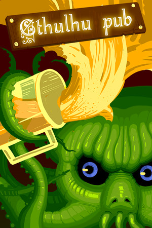 Cthulhu pub cover art