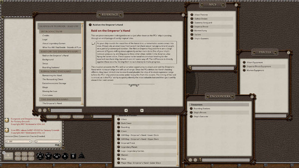 Fantasy Grounds - Islands of Plunder: Raid on the Emperor's Hand